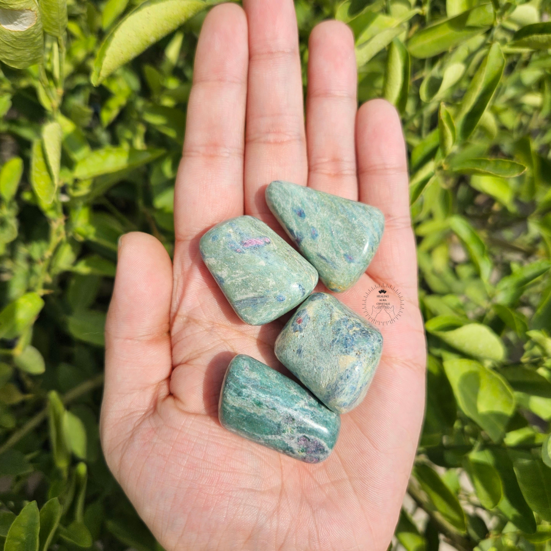 Ruby in Fuchsite Tumble