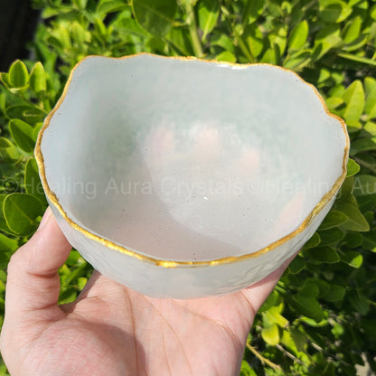 Selenite Resin Bowl