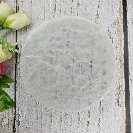 Selenite Charging Plate Large (Round Shape)