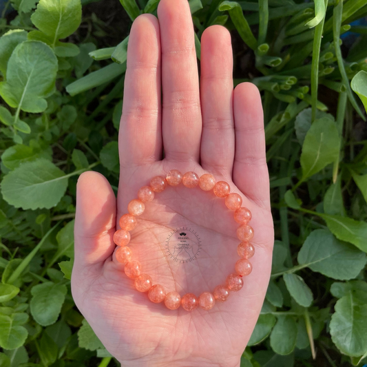 Sunstone Bracelet - Premium Quality (8mm)