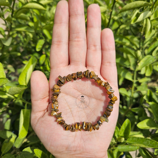 Tigers Eye Chip Bracelet