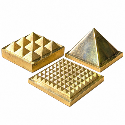 Vastu Brass Pyramid 2 Layer -2 inch