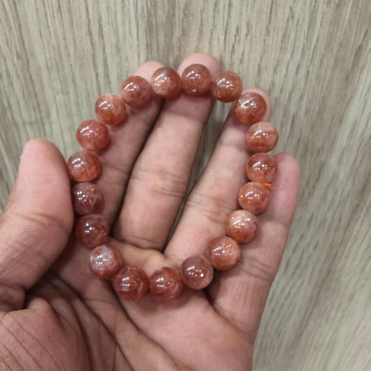 Sunstone Bracelet - Premium Quality (10mm)