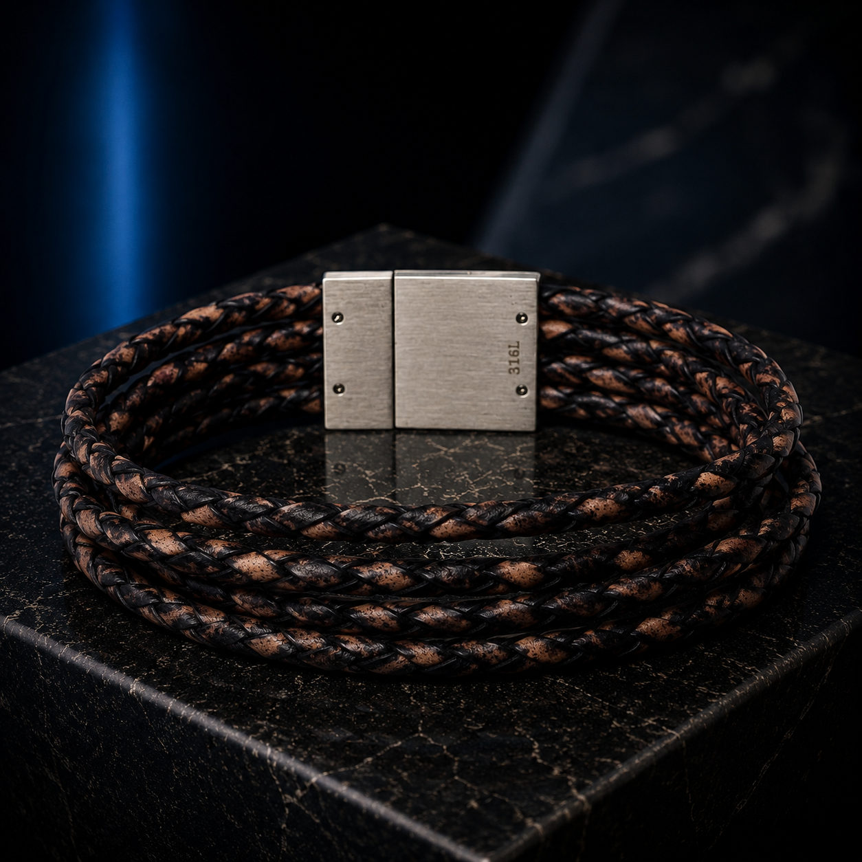 Multi Strand Leather Bracelet