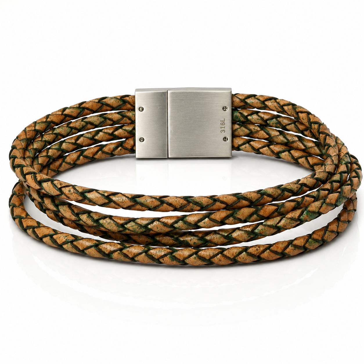 Multi Strand Leather Bracelet