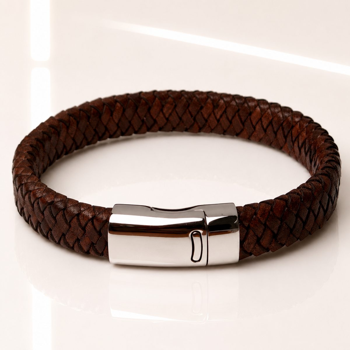 Classic Braided Leather Bracelet