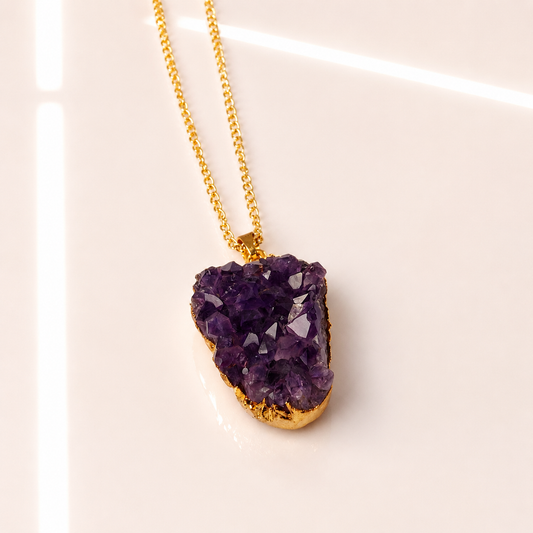 Amethyst Cluster Pendant