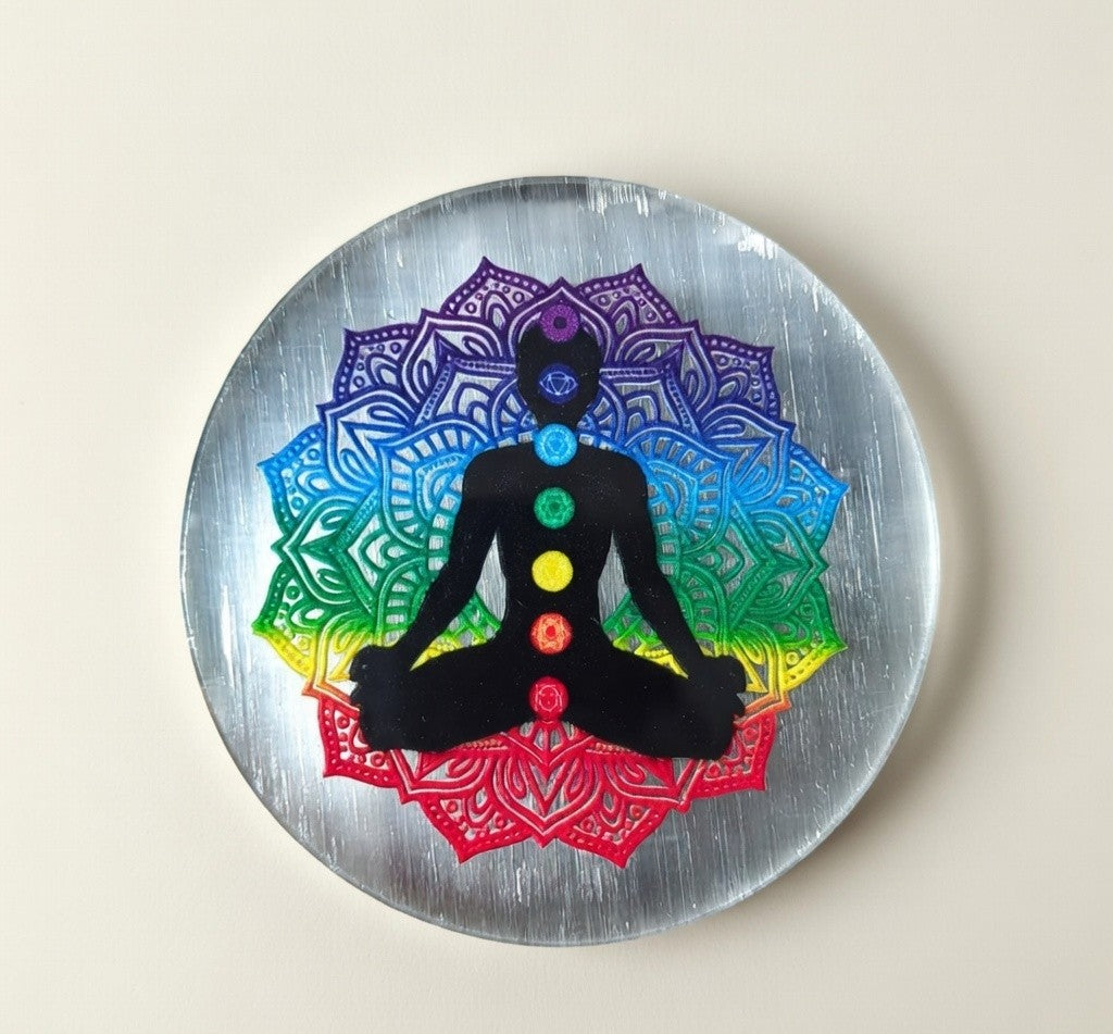 Selenite Charging Plate - 3D Sticker (3 inch)