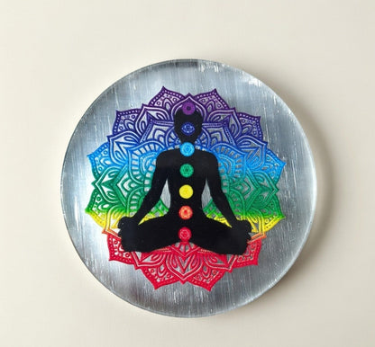 Selenite Charging Plate - 3D Sticker (3 inch)