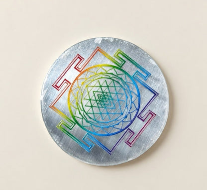 Selenite Charging Plate - 3D Sticker (3 inch)