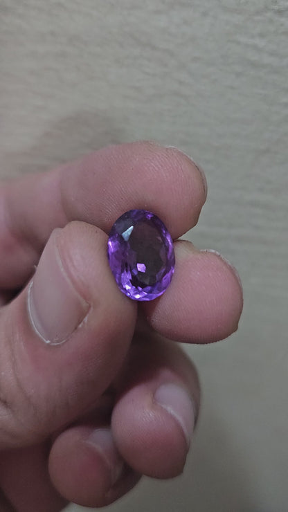 Amethyst Loose Diamond Cut Gemstone For Jewelry making