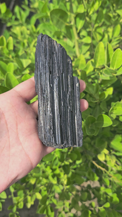 Black Tourmaline Raw 407g