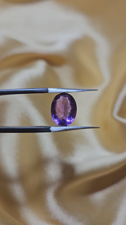 Amethyst Loose Diamond Cut Gemstone For Jewelry making