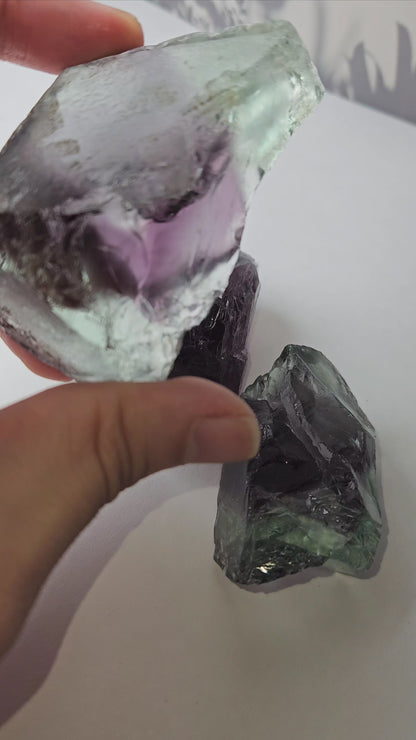 Multi Fluorite Raw- High Grade Gem Quality (131g)