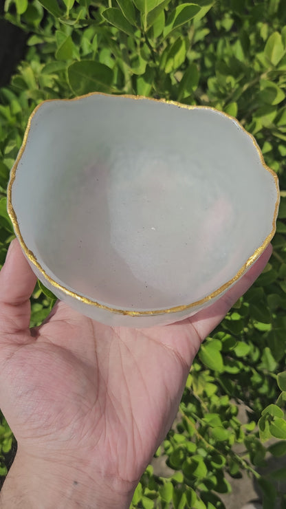 Selenite Resin Bowl