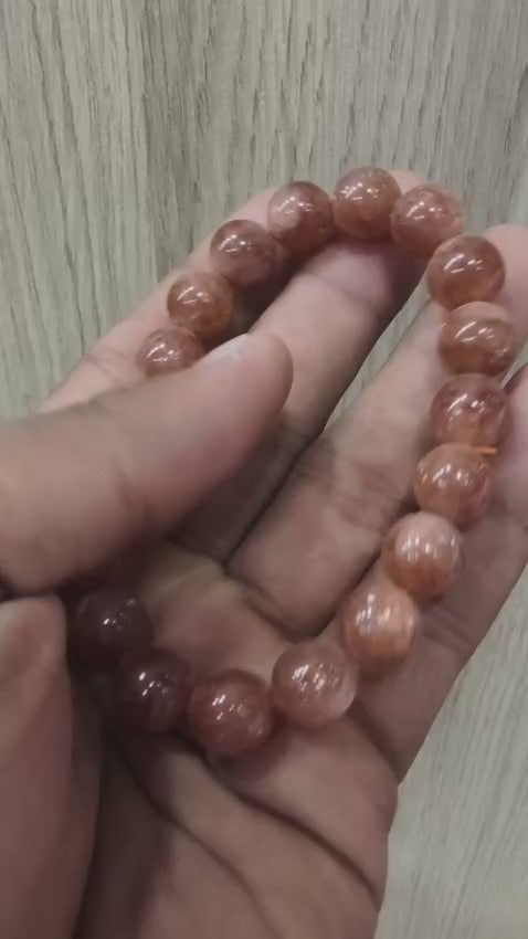 Sunstone Bracelet - Premium Quality (10mm)