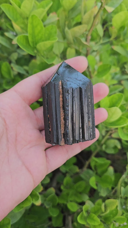 Black Tourmaline Raw Tower 207g