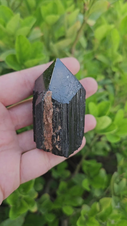Black Tourmaline Raw Tower 185g