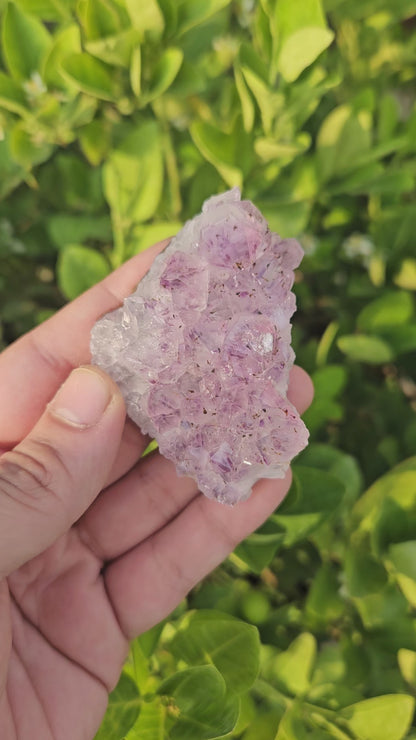 Amethyst cluster 121g