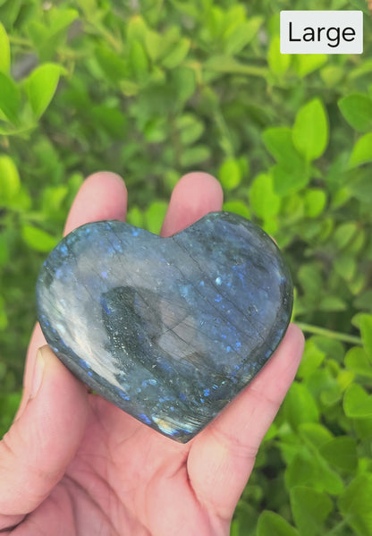 Labradorite Premium Heart