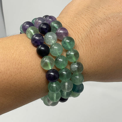 Rainbow Fluorite Bracelet (10mm)