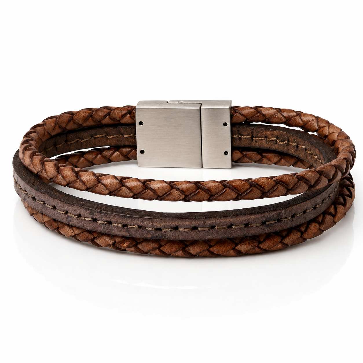 Multi Strand Leather Bracelet