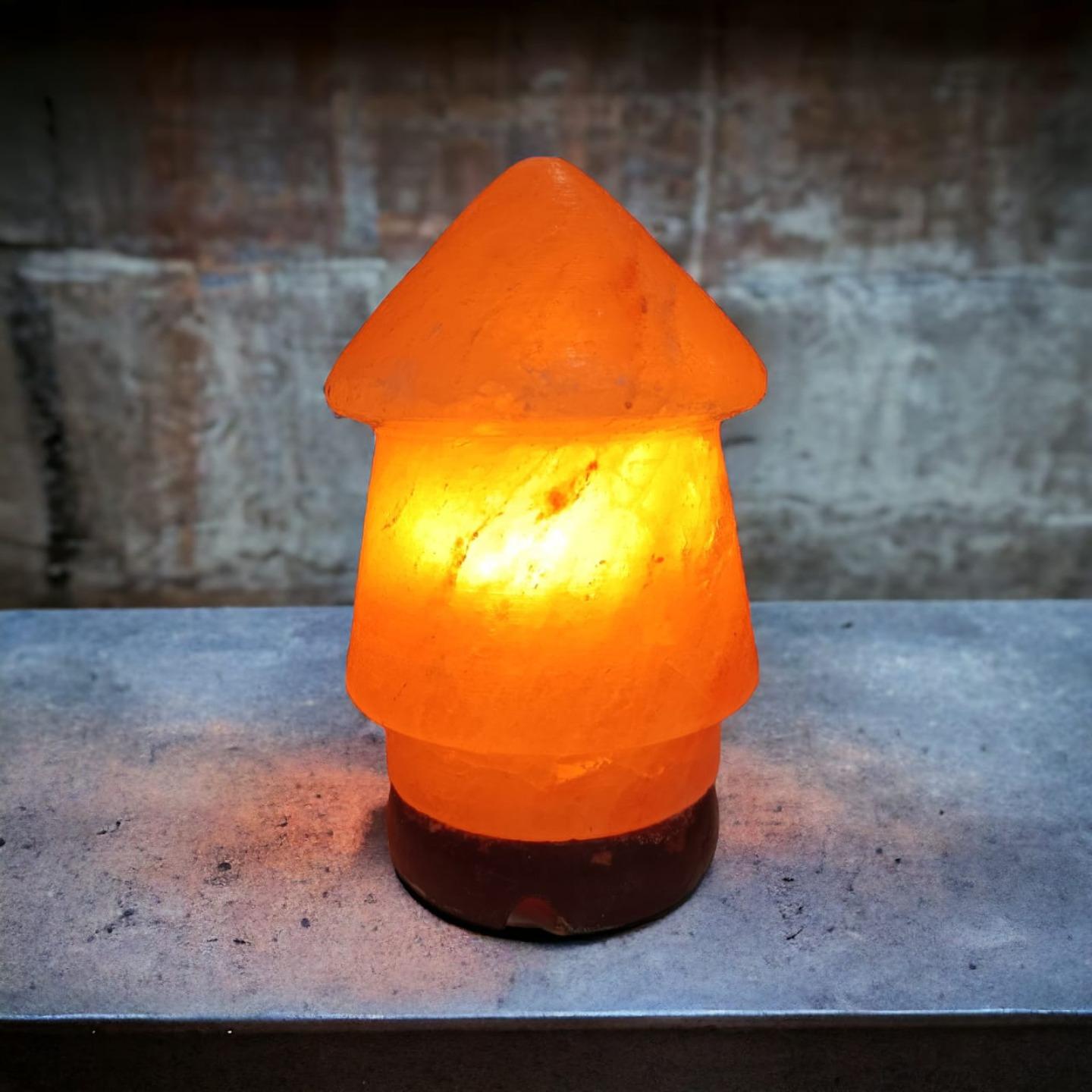 Tower Shaped Himalayan Rock Salt Crafted Lamp – Tall Tower Salt Lamp