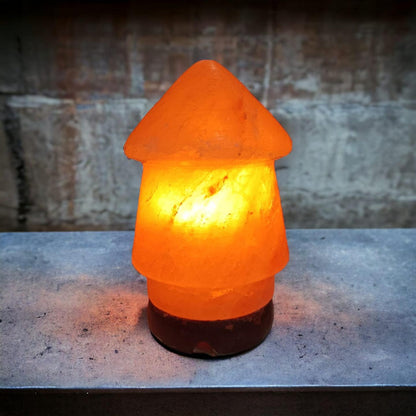 Tower Shaped Himalayan Rock Salt Crafted Lamp – Tall Tower Salt Lamp