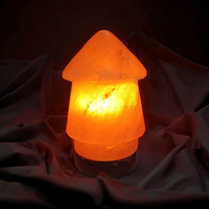 Tower Shaped Himalayan Rock Salt Crafted Lamp – Tall Tower Salt Lamp