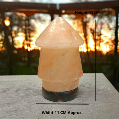 Tower Shaped Himalayan Rock Salt Crafted Lamp – Tall Tower Salt Lamp