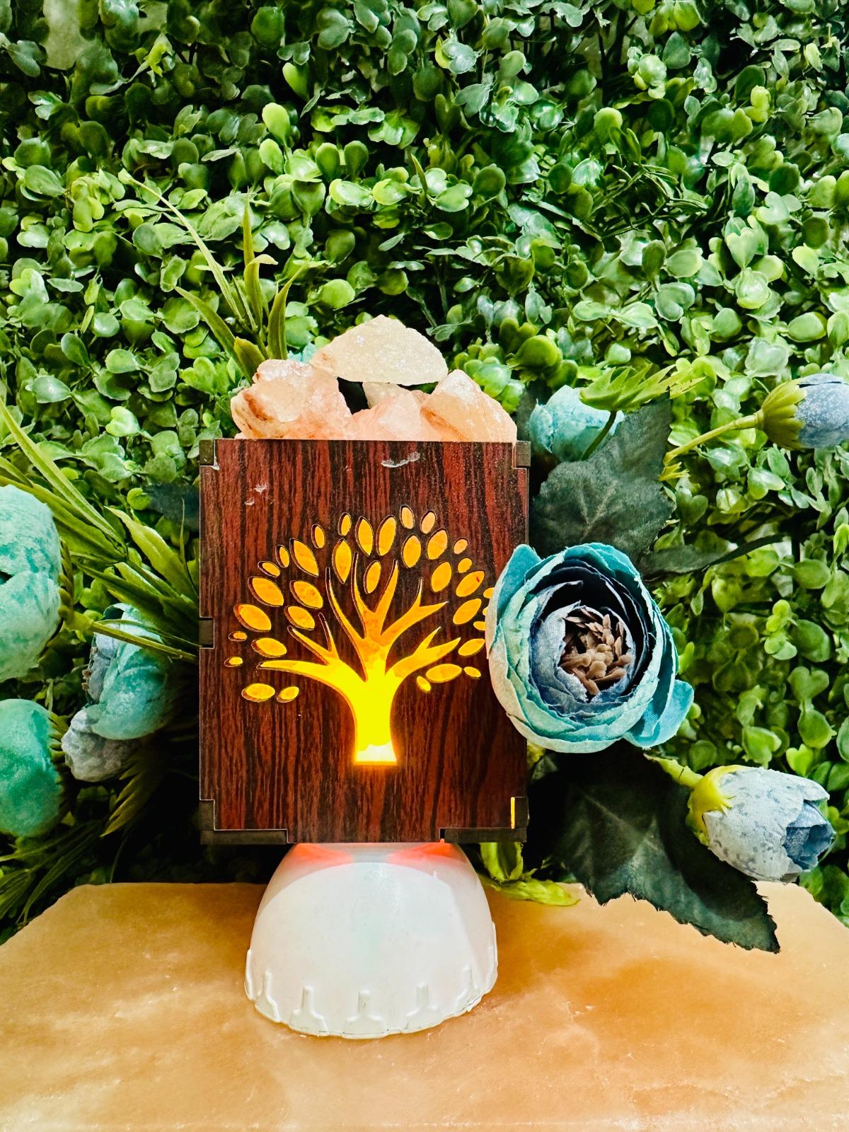 Wish Tree Himalayan Rock Salt Plug-In Lamp – Wish Tree Night Light Salt Lamp