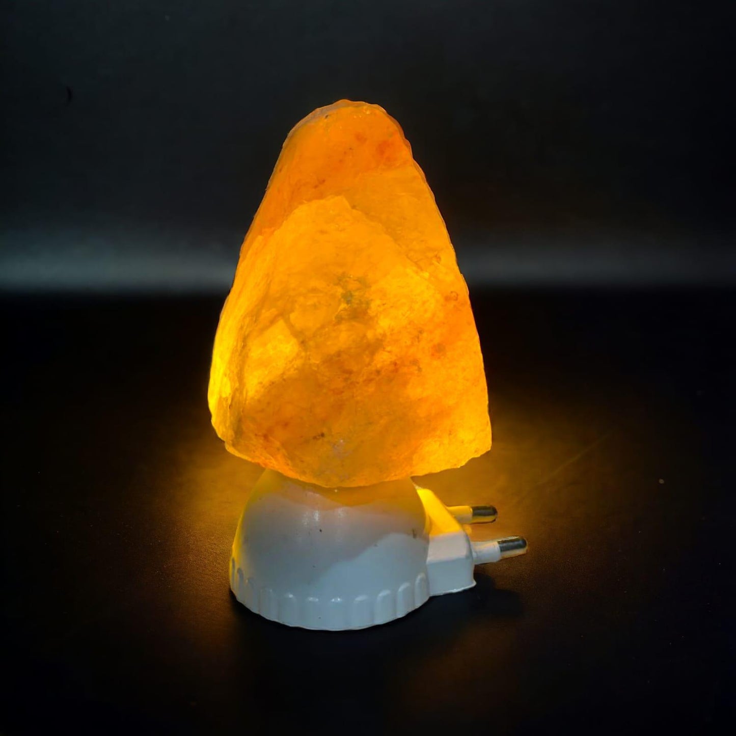 Natural Himalayan Rock Salt Plug-In Lamp – Compact Healing Night Light