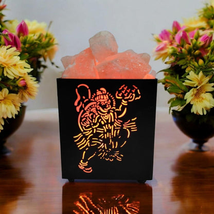 Jai Hanuman Himalayan Rock Salt Metal Basket Lamp – Hanuman Ji Salt Lamp
