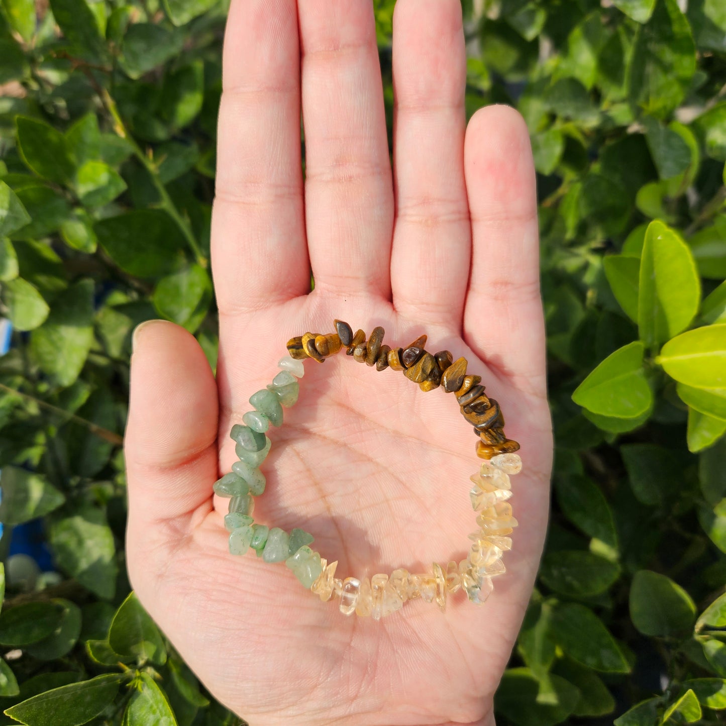 Wealth and Abundance Chip Bracelet