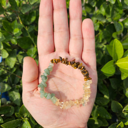 Wealth and Abundance Chip Bracelet