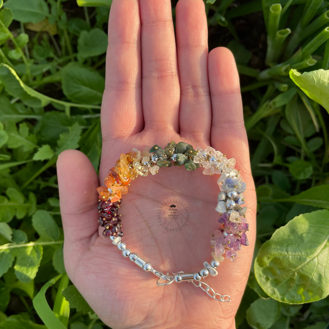Chakra chip bracelet outlet
