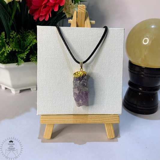 Amethyst Raw Pendant