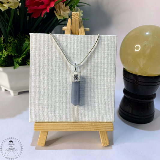 Angelite Pencil Pendant