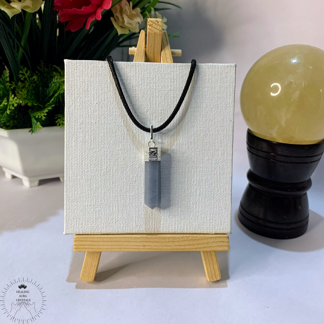 Angelite Pencil Pendant