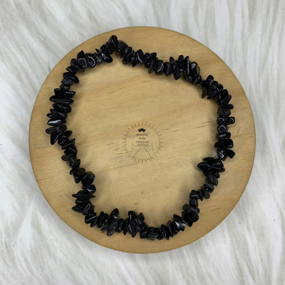 Black Tourmaline Chip Bracelet