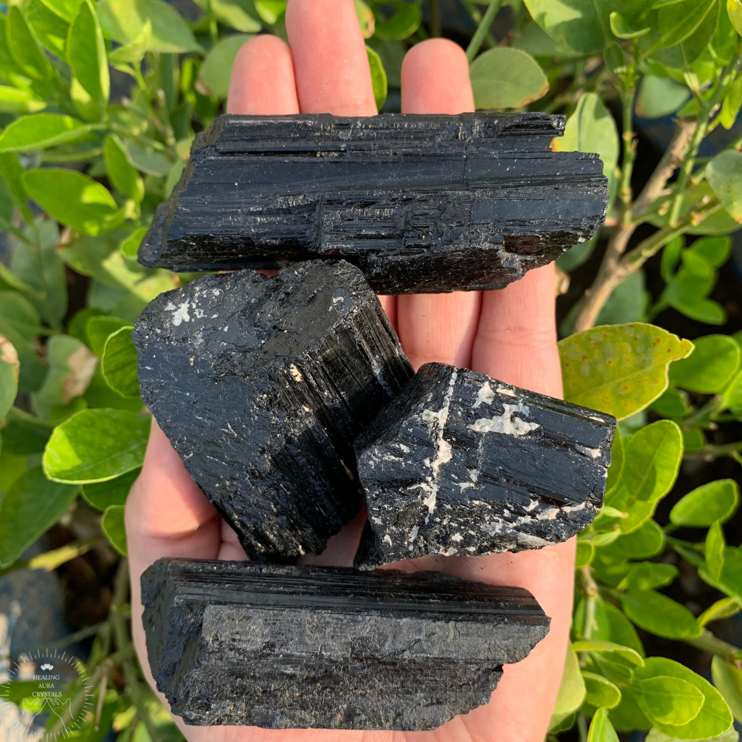 Black Tourmaline Raw 100g