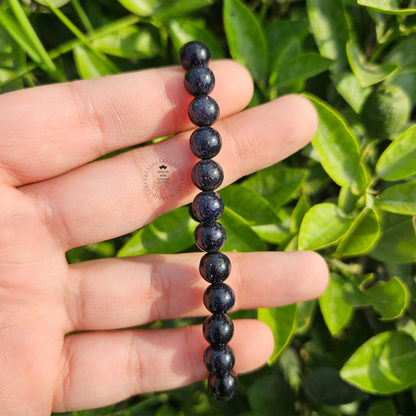 Blue Goldstone Bracelet (8mm)