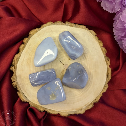Blue Lace Agate Premium Tumble
