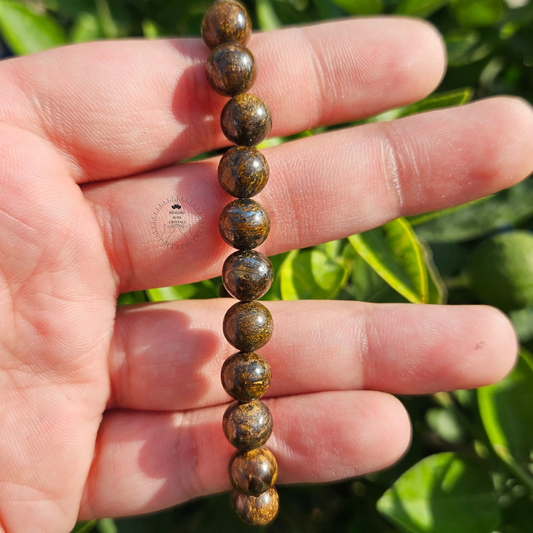Bronzite Bracelet 8mm – Confidence & Grounding