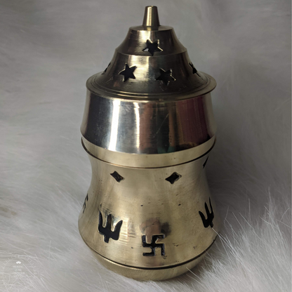 Camphor Lamp/ Kapoor Lamp/ Brass Incense Burner