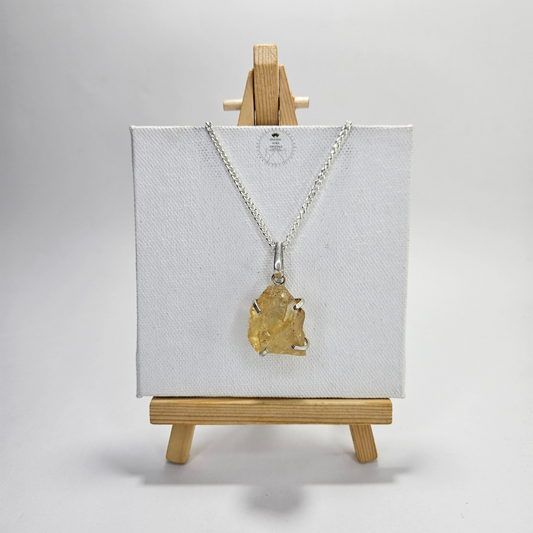 Citrine Raw Pendant