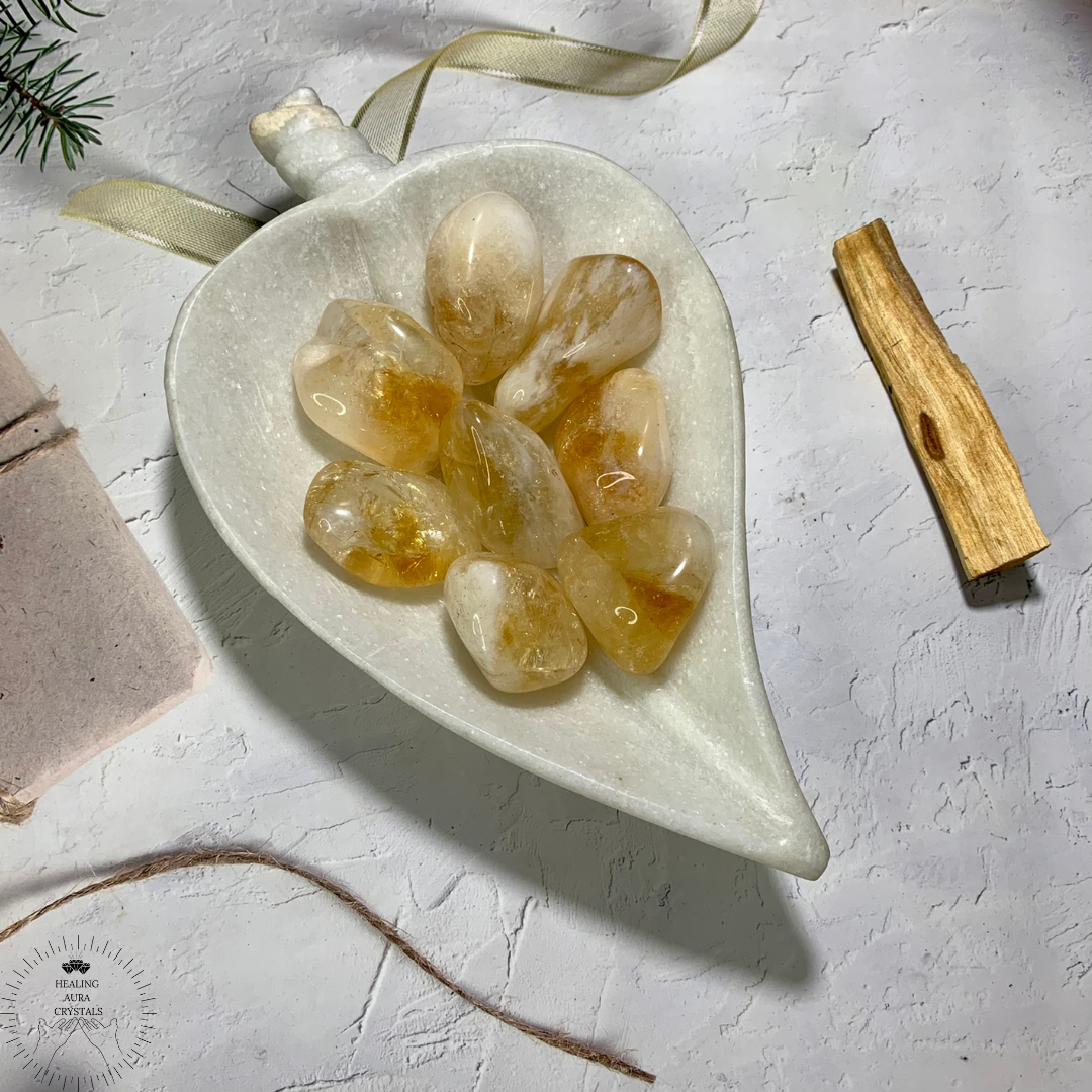 Citrine High Grade Brazilian Tumble - Extra Large