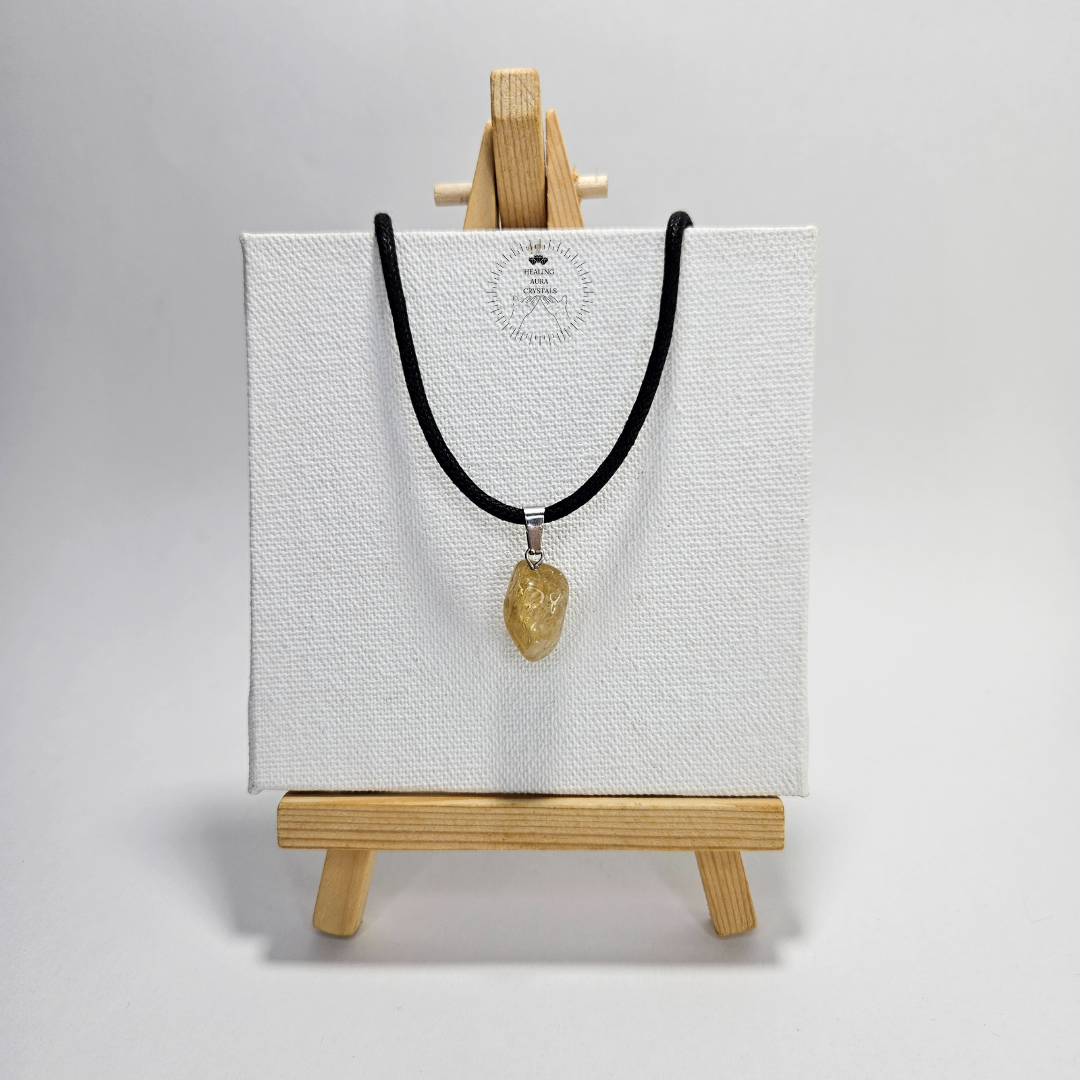 Citrine Tumble Pendant