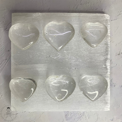 Clear Quartz Mini Heart