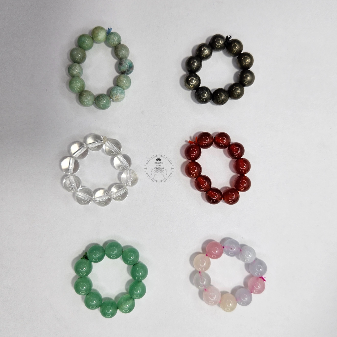 Crystal beads clearance for rings